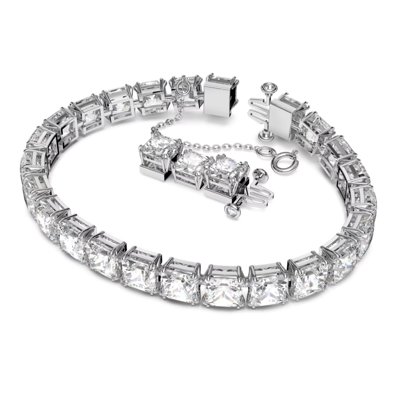 Swarovski Millenia armband Square Cut Zilver/Wit 5599202