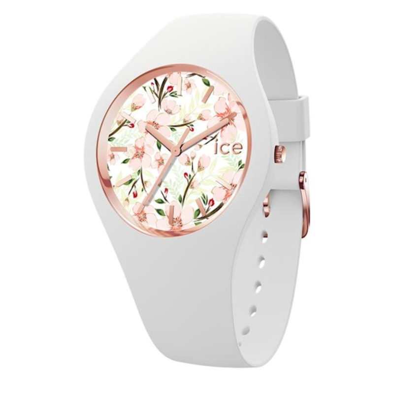 Ice-Watch ICE flower dameshorloge - White Saga (M) IW020516