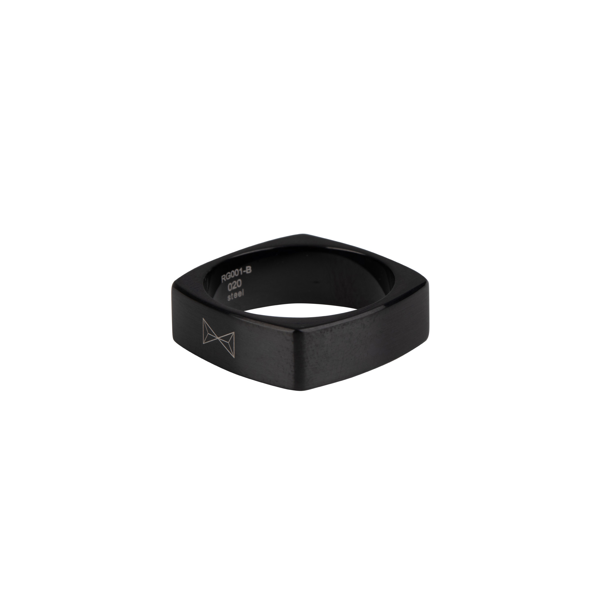 AZE Jewels Carre - Noir ring AZ-RG001-B