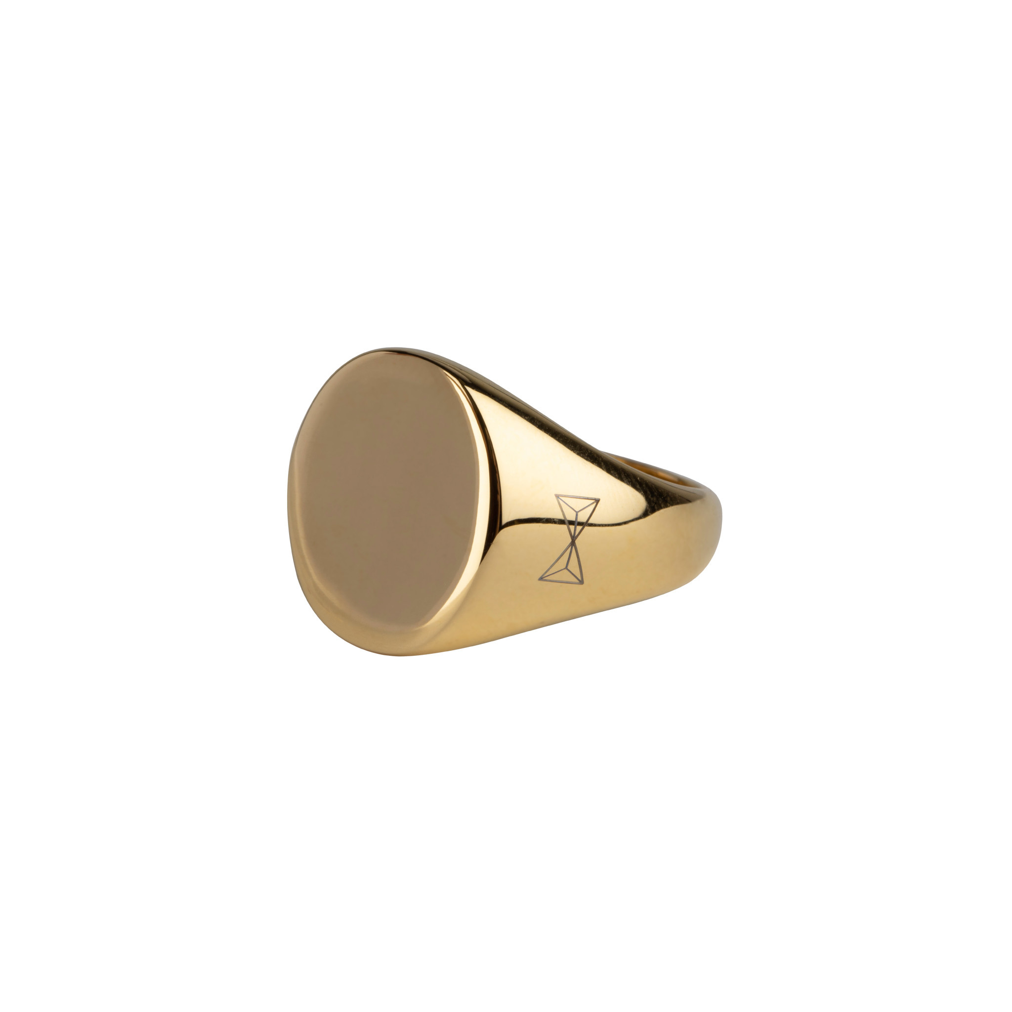 AZE Jewels Signet - Goldcolour ring AZ-RG002-D