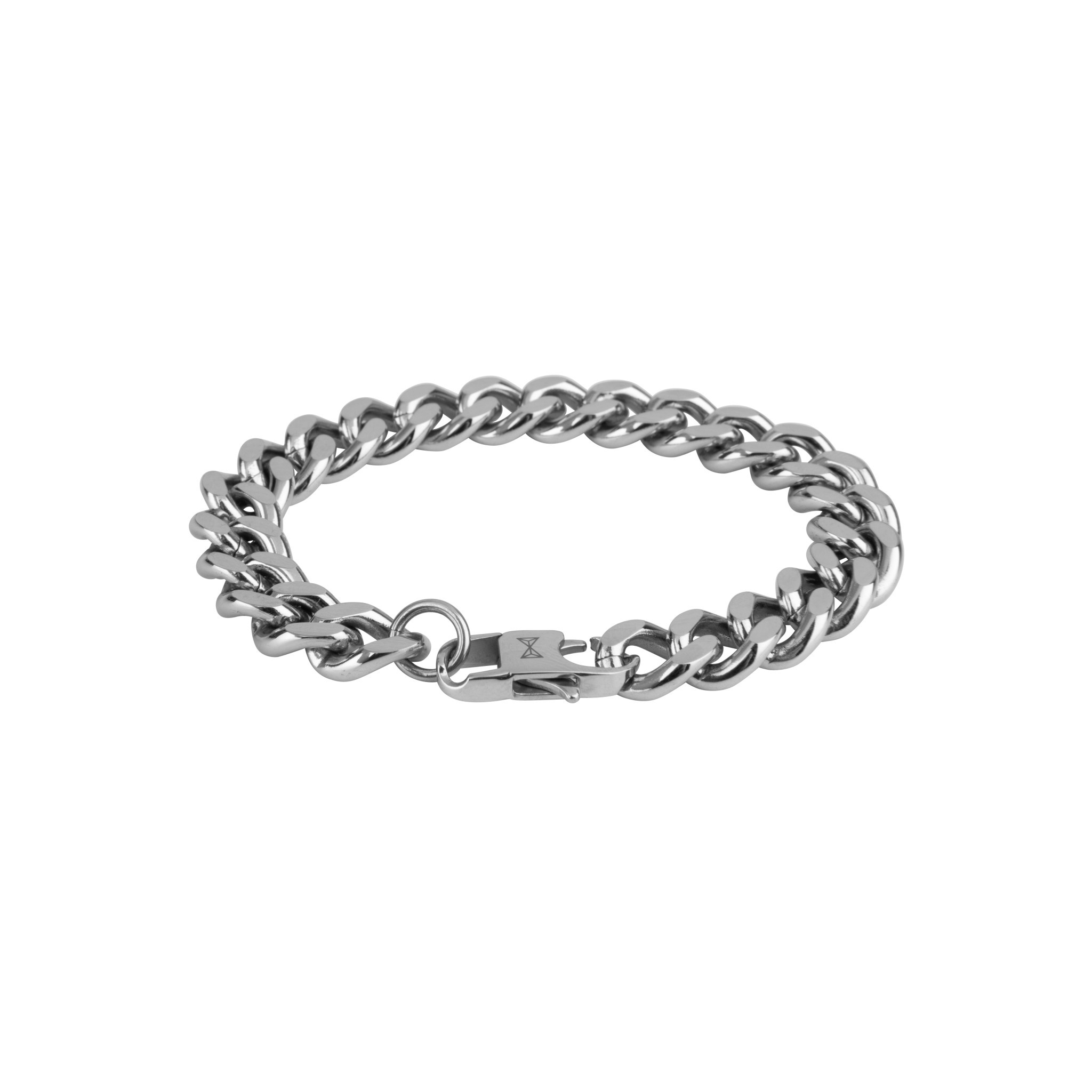 AZE Jewels Gourmette Full Flat - Inox armband AZ-BM001-A