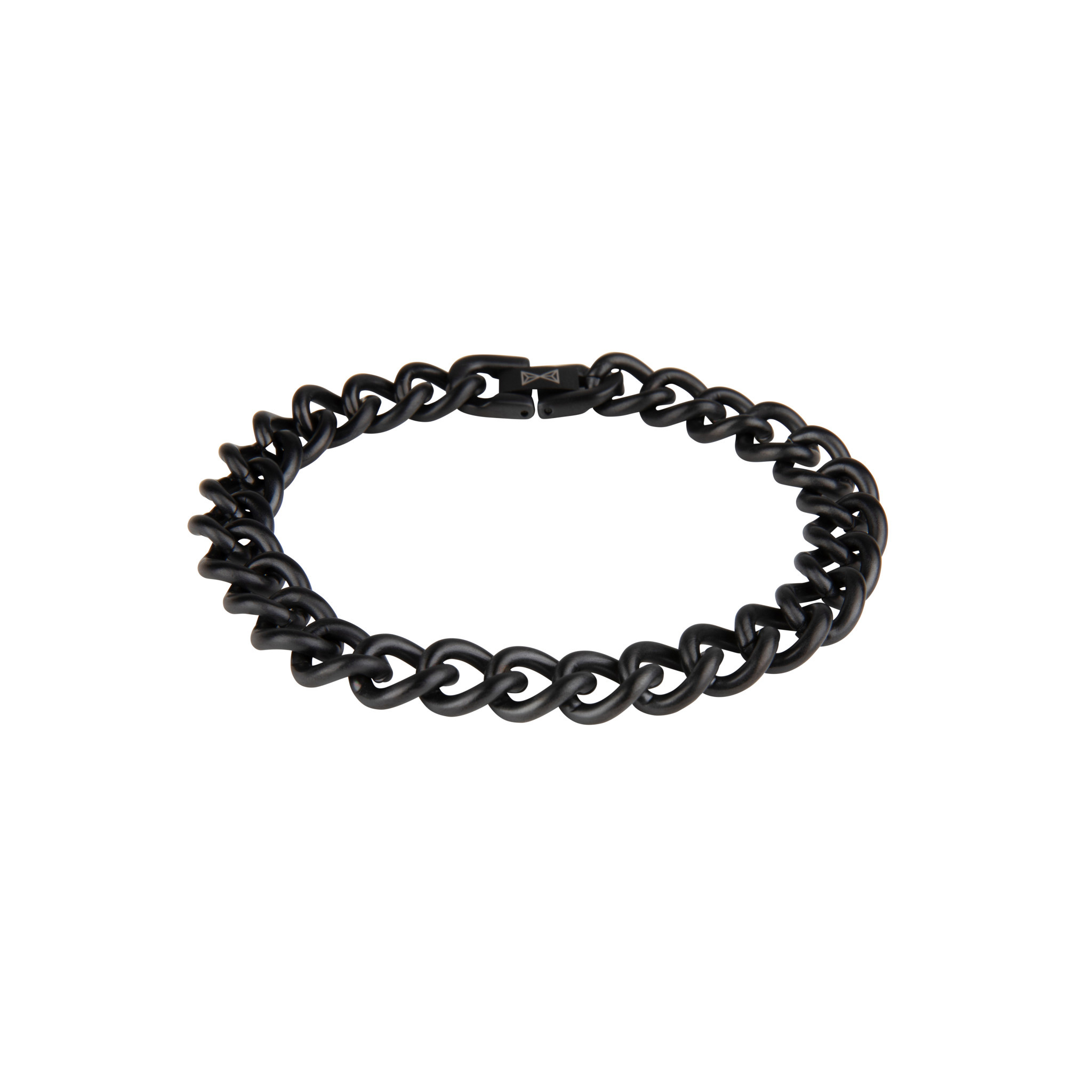 AZE Jewels Gourmette Satin - Noir armband AZ-BM002-B