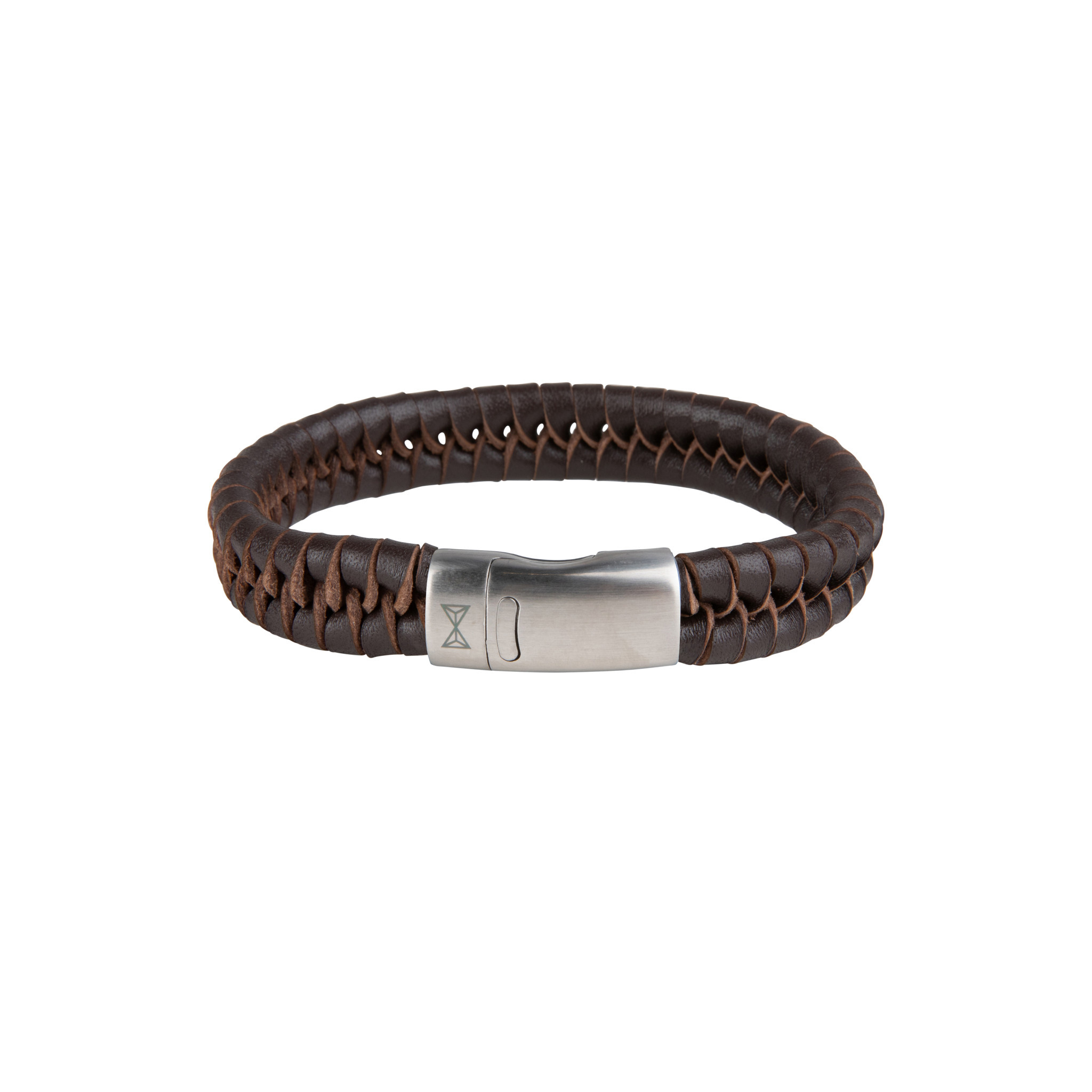 AZE Jewels Twisted Wave Brown armband AZ-BL009-B