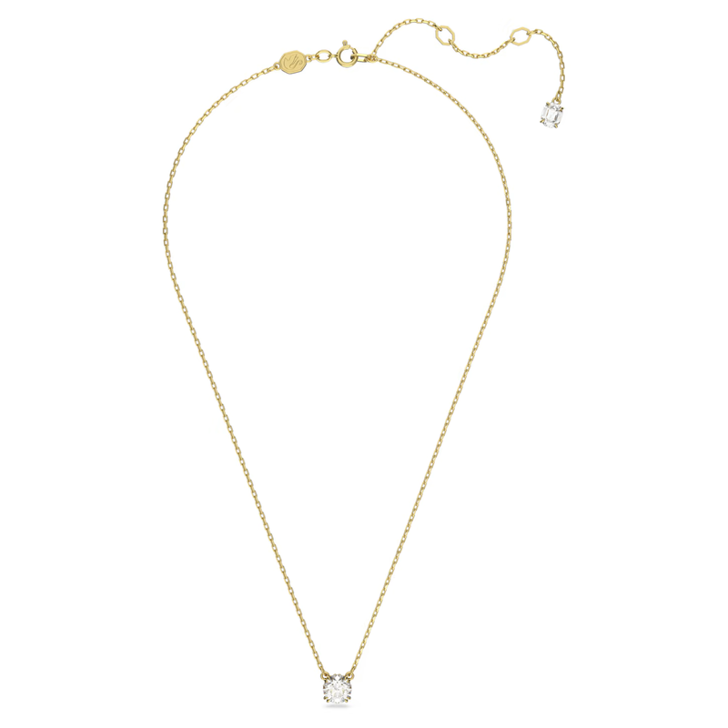 Swarovski Stilla ketting met hanger Round Cut Zilverkleurig/Wit 5636703