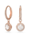 Swarovski Constella oorbellen Round Cut Rosé/Wit 5638769