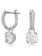 Swarovski Stilla oorbellen Round Cut Zilverkleurig/Wit 5636717