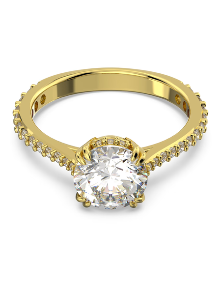 Swarovski Stilla ring Goudkleurig/Wit