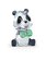 Swarovski Baby Animals kristallen beeldje Plushy het Pandabeertje Wit/Zwart/Groen 5619234