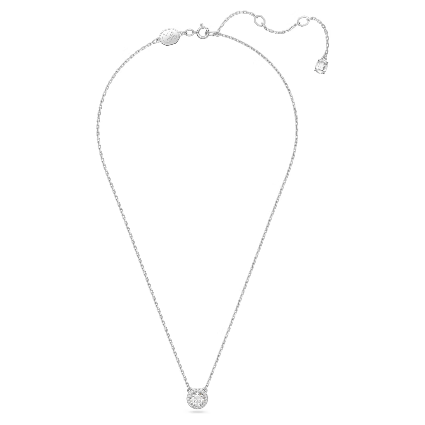 Swarovski Constella ketting met hanger Round Cut Zilverkleurig/Wit 5636264