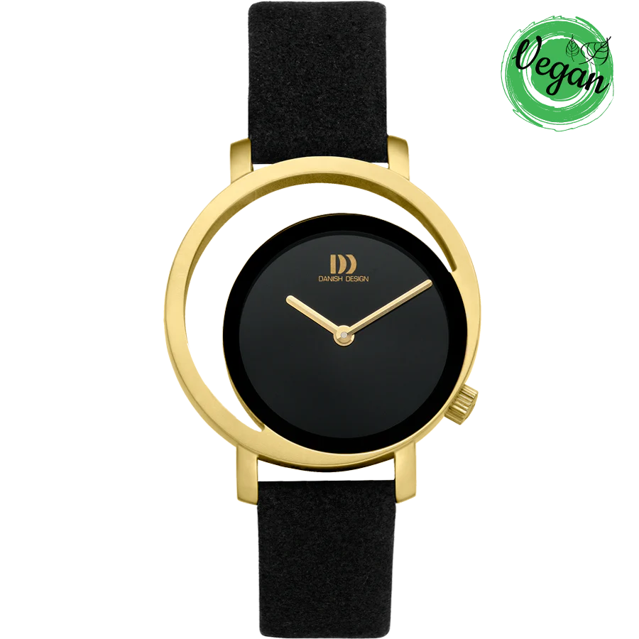 Danish Design Pico dameshorloge Black Goldcolour IV15Q1271