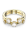 Swarovski Constella ring Set (2) Ronde slijpvorm Goudkleurig/Wit