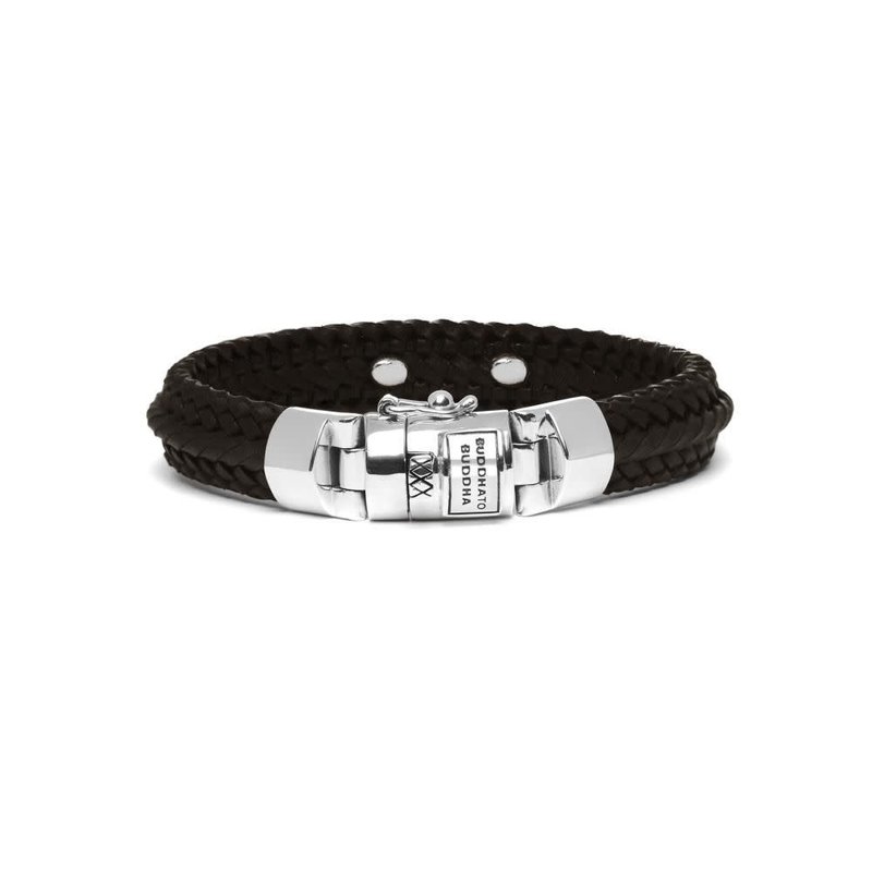 Buddha to Buddha Nurul Small Leather armband Bruin 816BR