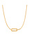 Ania Haie Glam Rock ketting - Glam Interlock Goldplated N037-01G
