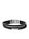 Fossil Leren Multi-Strand armband (Zwart) JF03322040