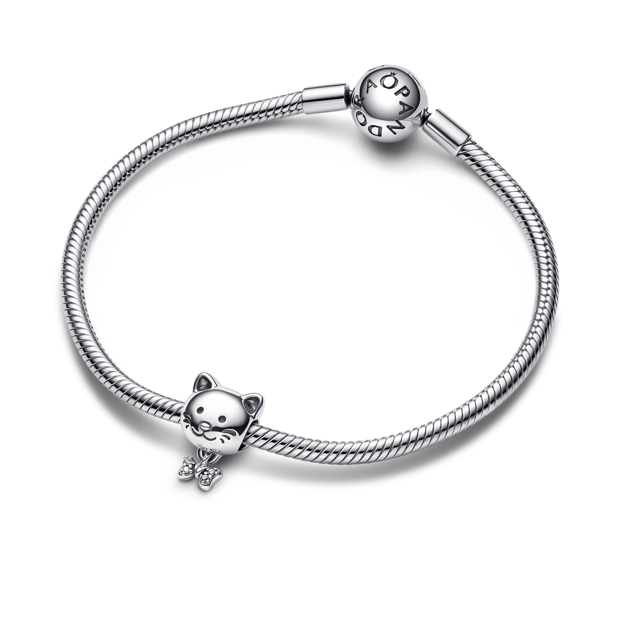 Pandora Pet Cat & Bow Bedel 792255C01