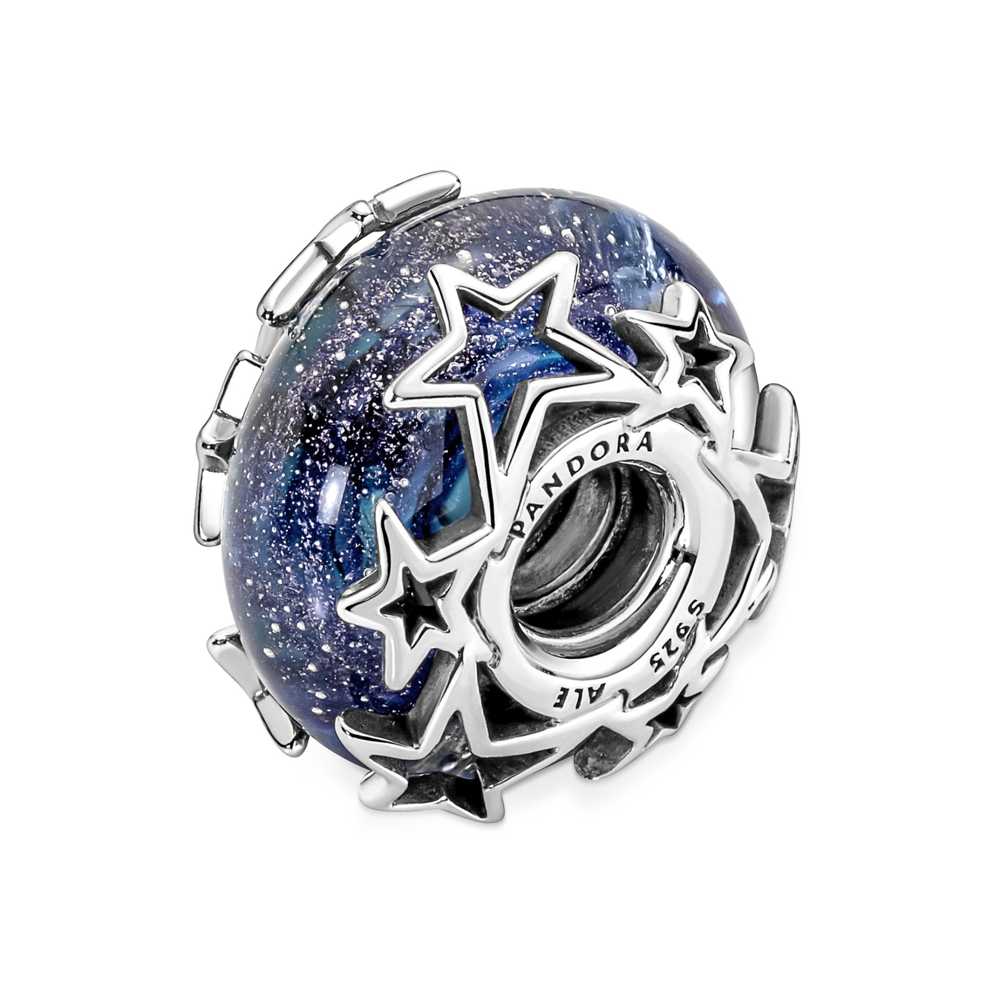 Pandora Hemelsblauw & Ster Murano Bedel 790015C00
