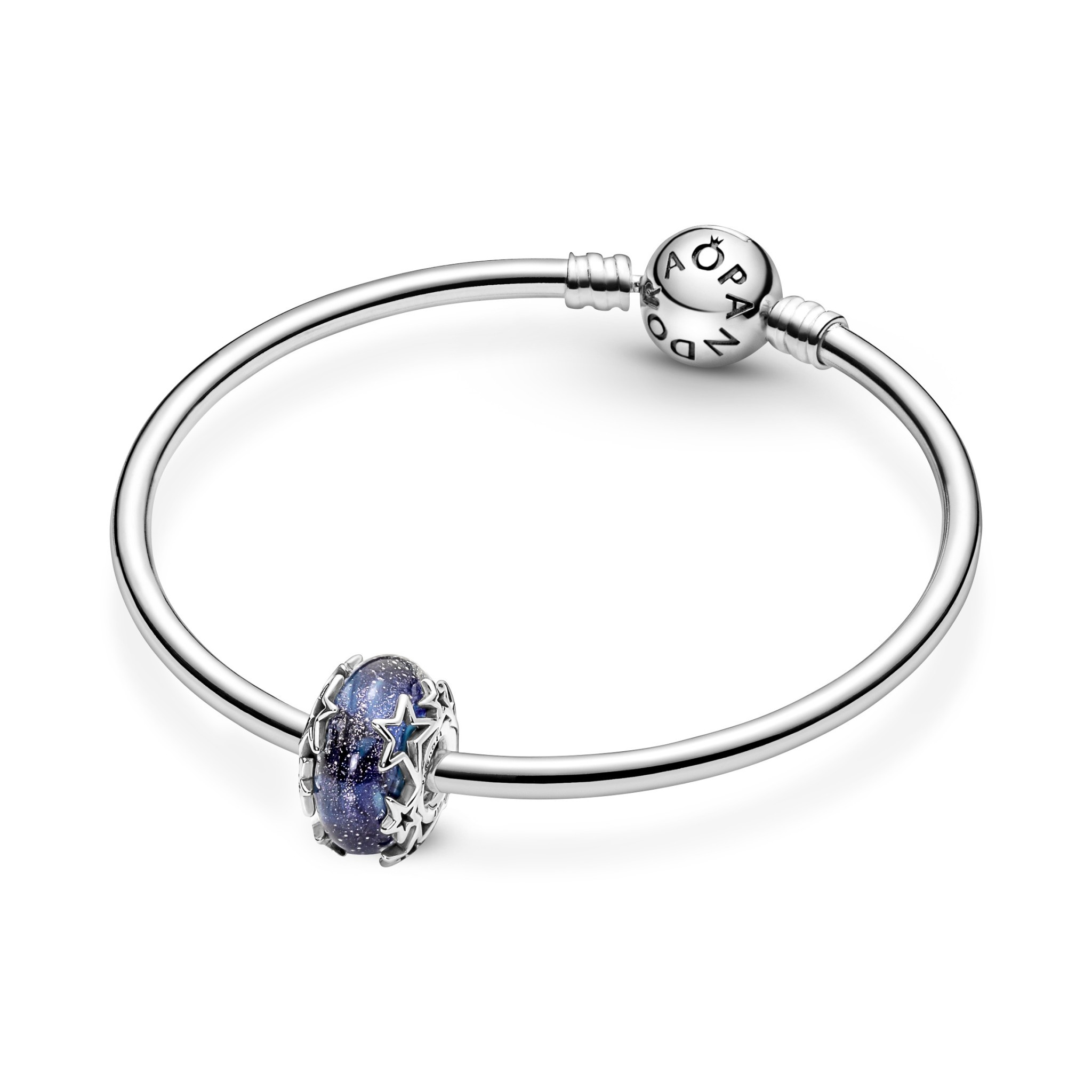 Pandora Hemelsblauw & Ster Murano Bedel 790015C00