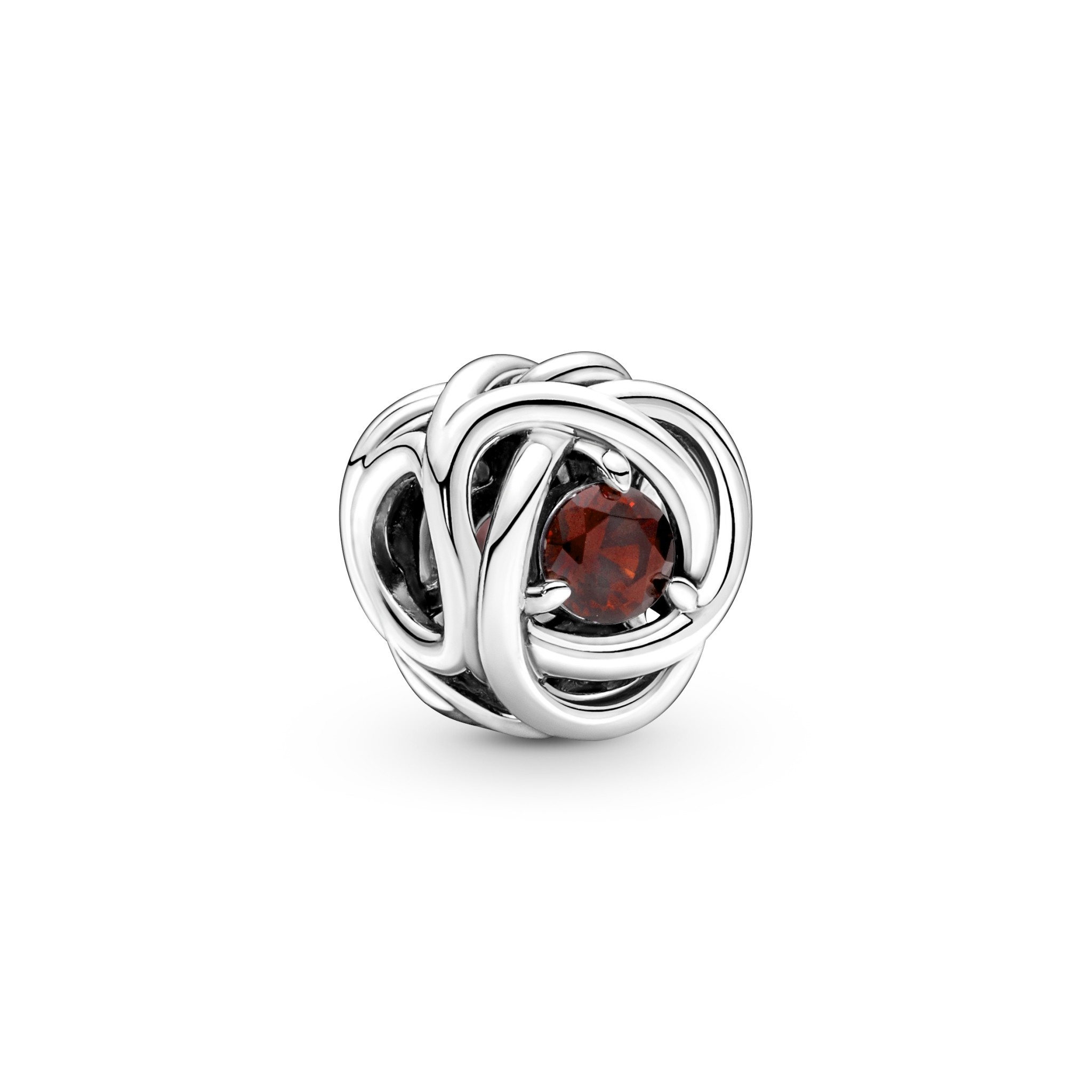 Pandora | • Geboortesteen Oneindige Cirkel Bedel - Mynt Jewels & Watches