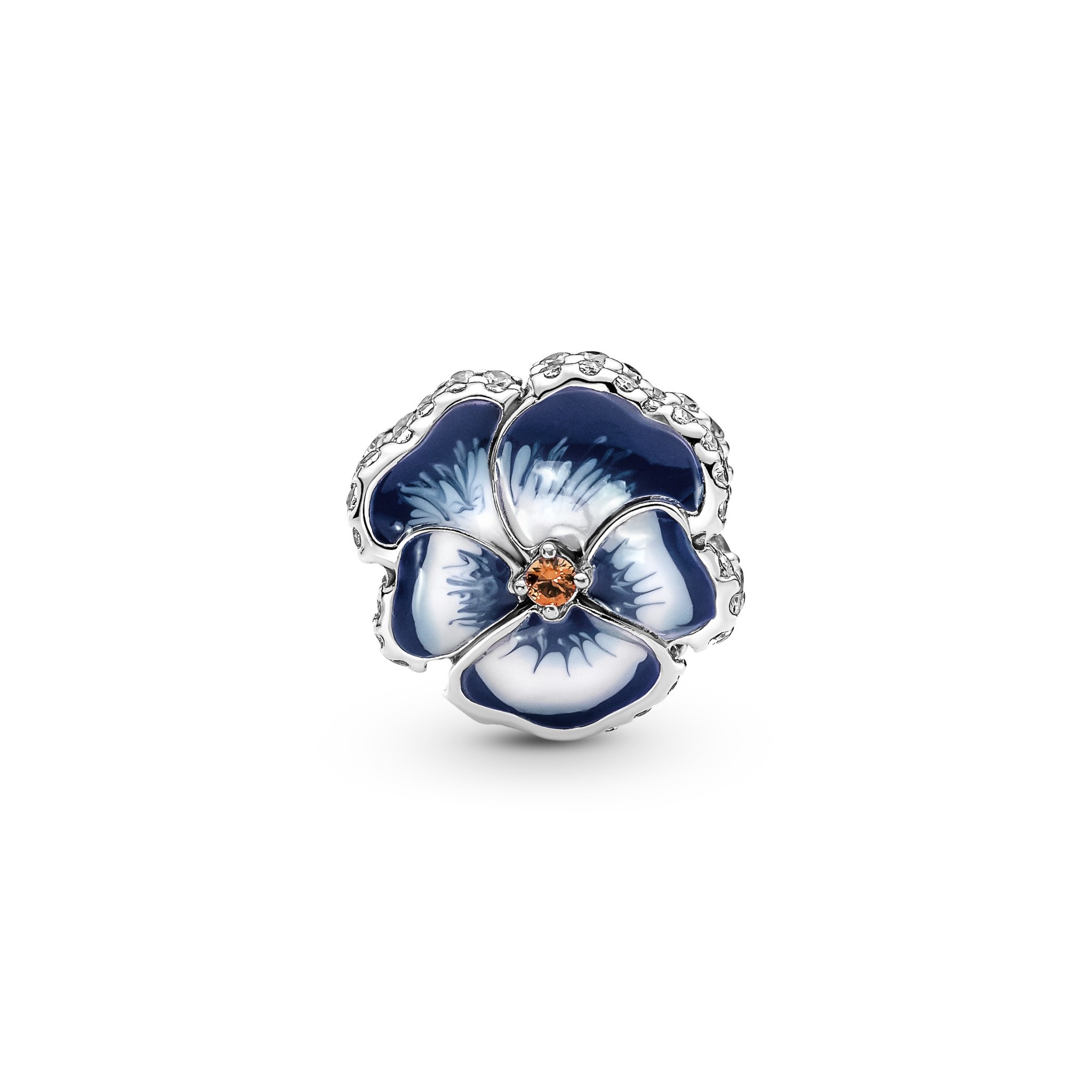 Pandora Blauw Viooltje Bedel 790777C02
