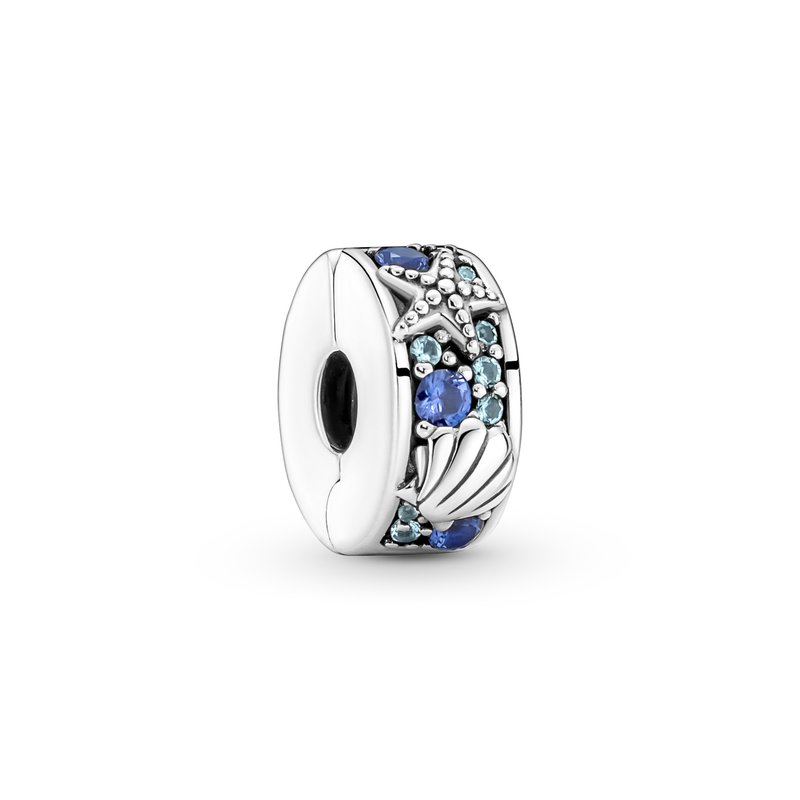 Pandora Tropical Starfish & Shell Clip Charm 791678C01