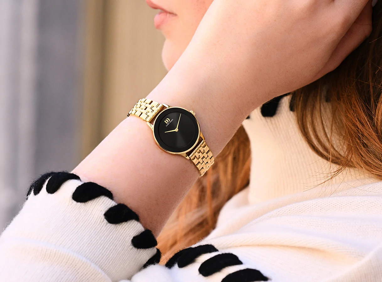 Danish Design Nostalgi 1988 dameshorloge Two hands time IV99Q1288