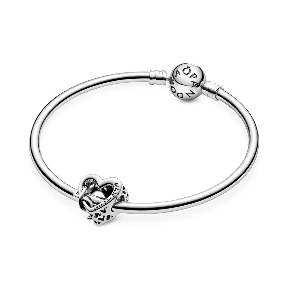 Pandora Oneindig Hart Bedel met Tekst 'Love You Mum' 798825C00