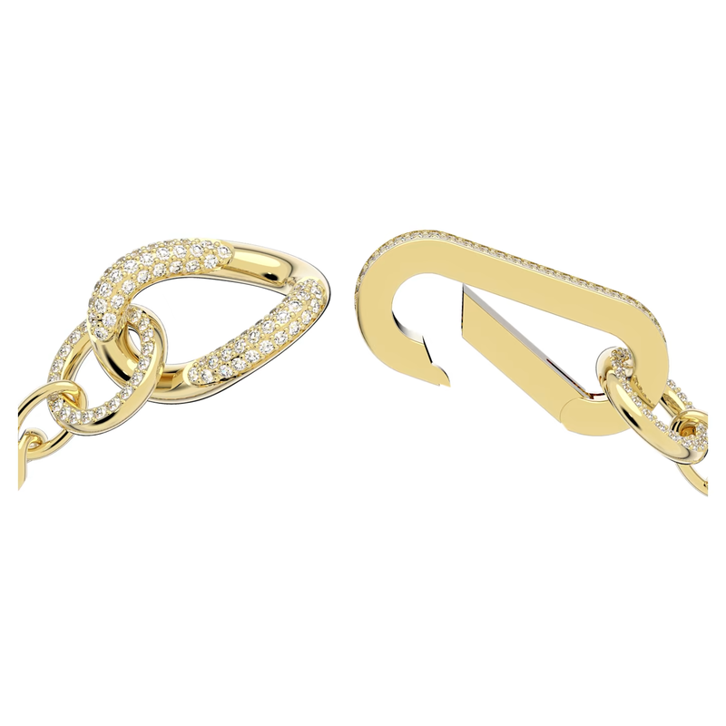 Swarovski Dextera armband Gemengde schakels Goudkleurig/Wit 5636739
