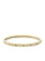 Fossil Geel vergulde stalen Sutton armband (CZ Wit) JF03872710