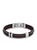 Fossil Leren Essentials armband - Bruin JF04133040