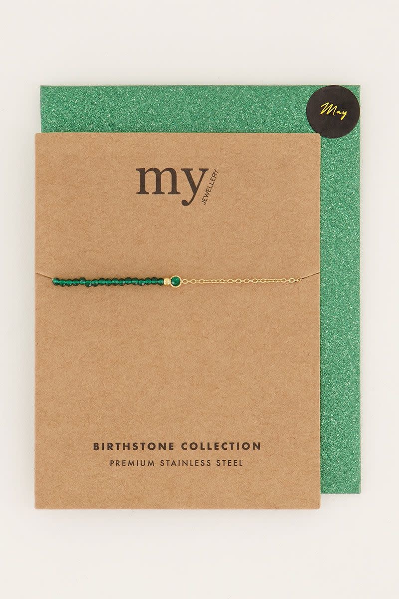My Jewellery Armband Geboortesteen Mei MJ05947-1200E