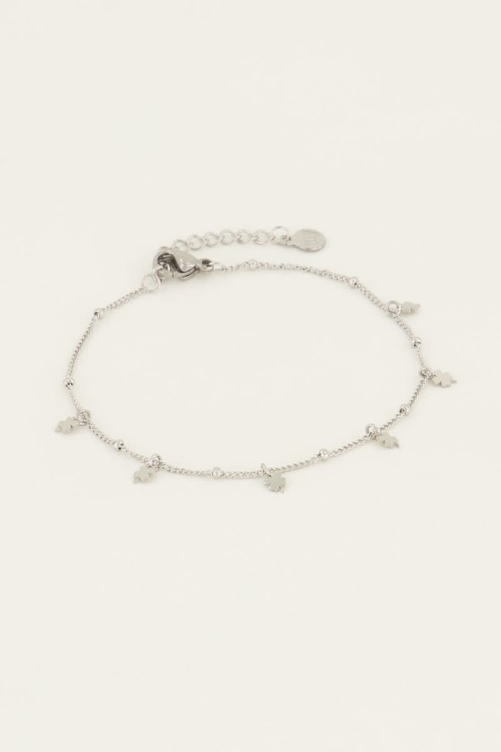 My Jewellery Armband klavertjes - Zilver MJ04470-1500