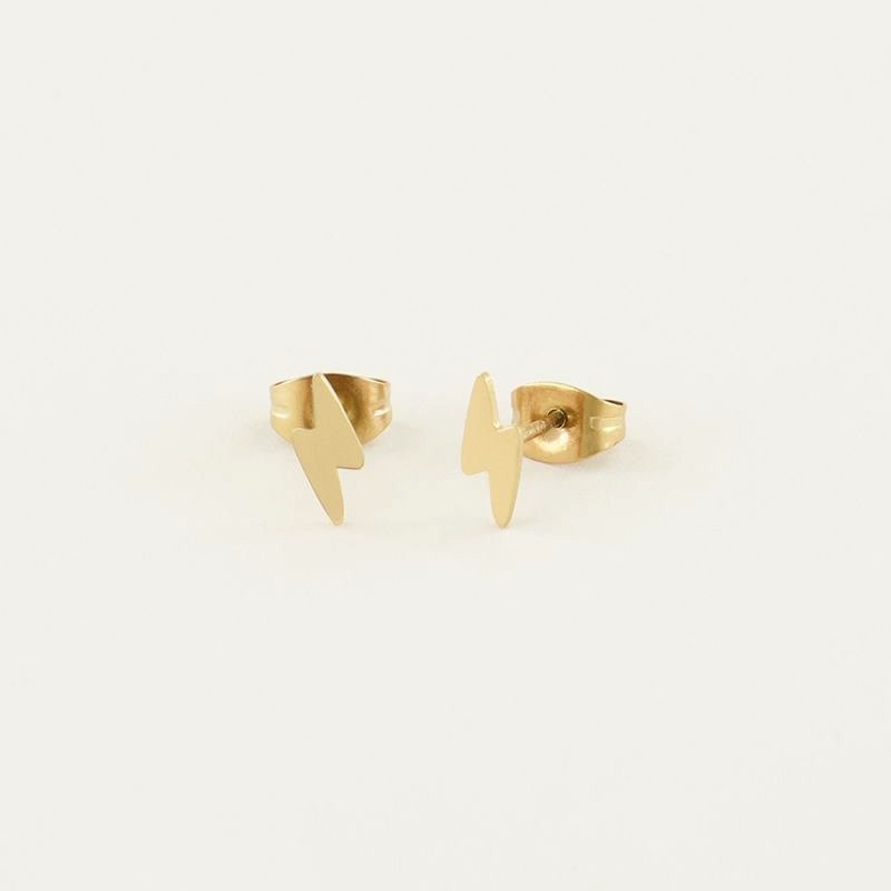 My Jewellery Studs bliksem - Goudkleurig MJ02284-1200