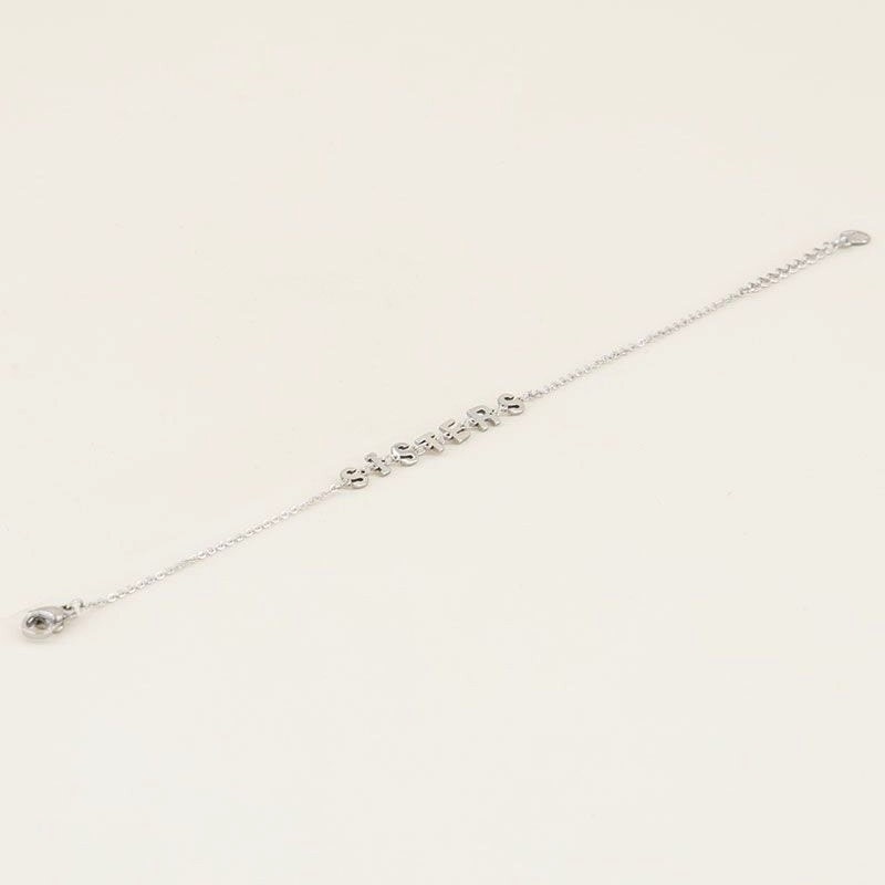 My Jewellery Armbandje sisters enkel - Zilverkleurig MJ03412-1500