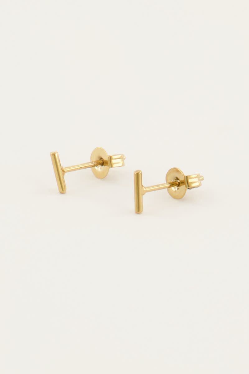 My Jewellery Studs staafje - Goudkleurig MJ04758-1200