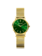 Zinzi Retro Mini dameshorloge - Goud/Groen (24 mm) ZIW1835