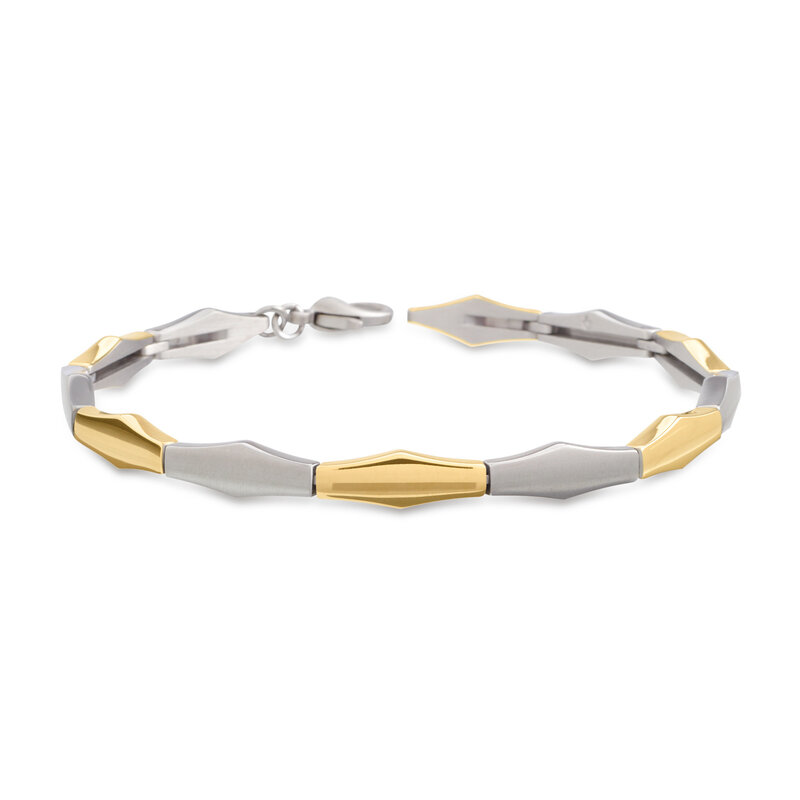 Boccia Goldplated titanium armband 03039-02