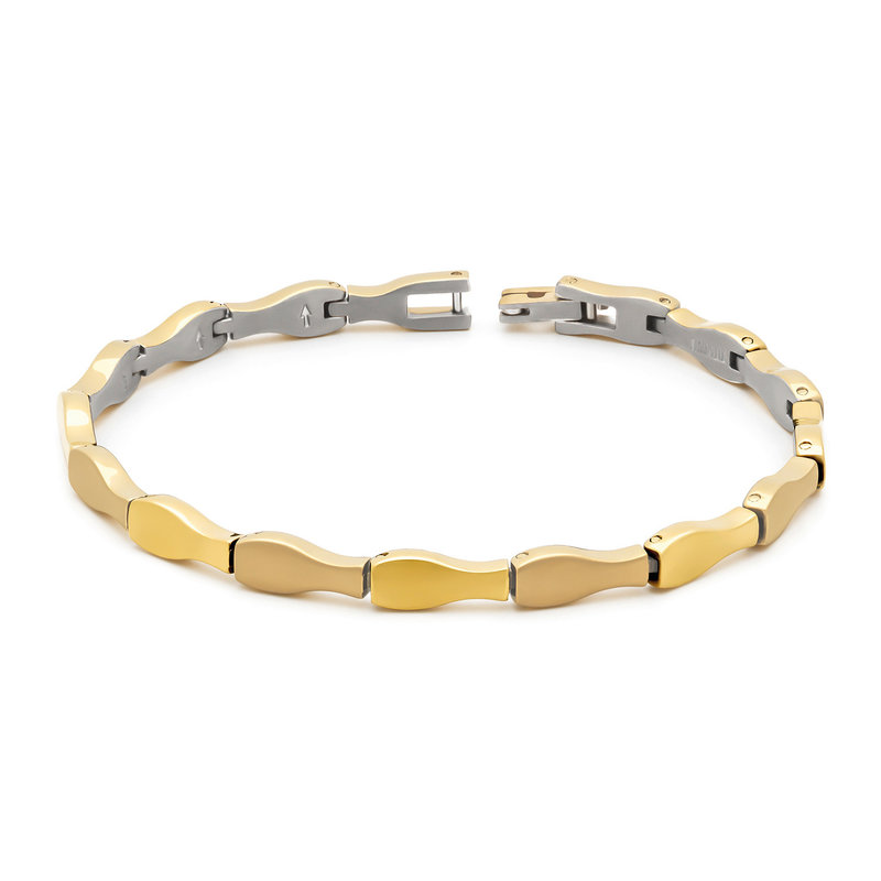 Boccia Goldplated titanium armband 03040-03