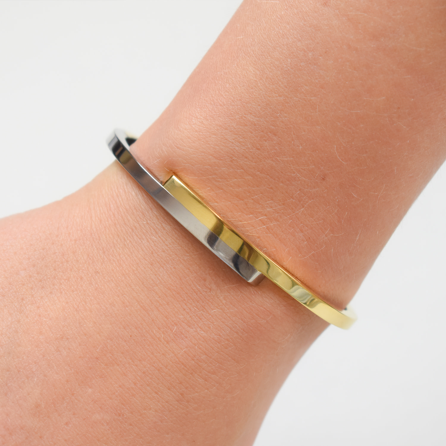 Boccia Goldplated titanium armband 03041-05