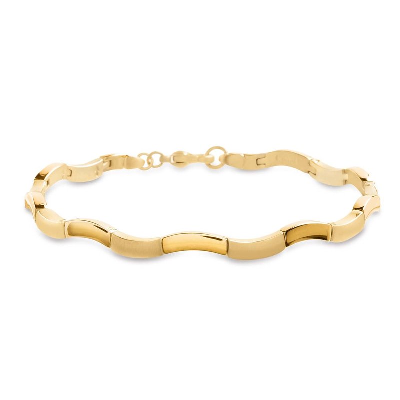 Boccia Goldplated titanium armband 0370-06