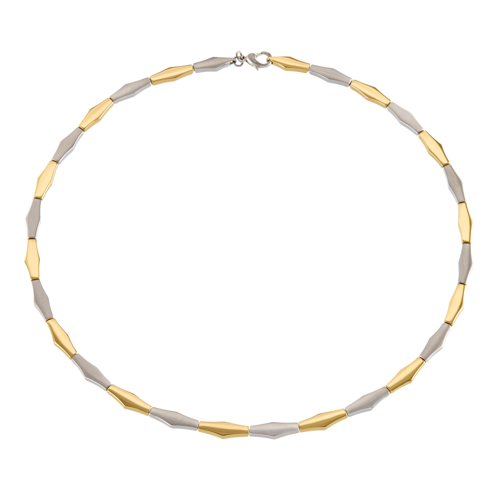 Boccia Goudkleurig titanium collier 08047-02