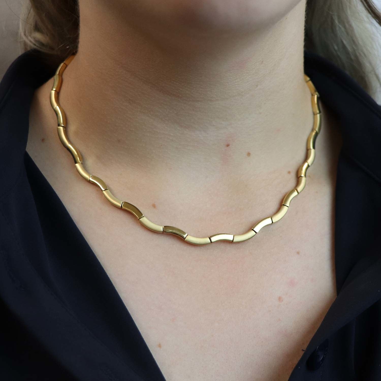 Boccia Goldplated titanium collier 0844-06