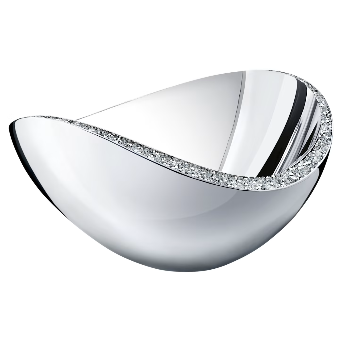 Swarovski Minera kristallen beeldje Decoratieve schaal Zilverkleurig, Wit 5293119