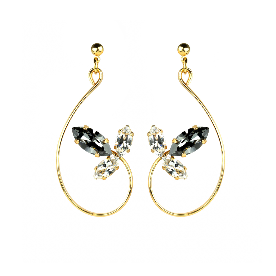 Andrea Marazzini Oorbellen - Jardin Enchante New Black GOCNV62OPR