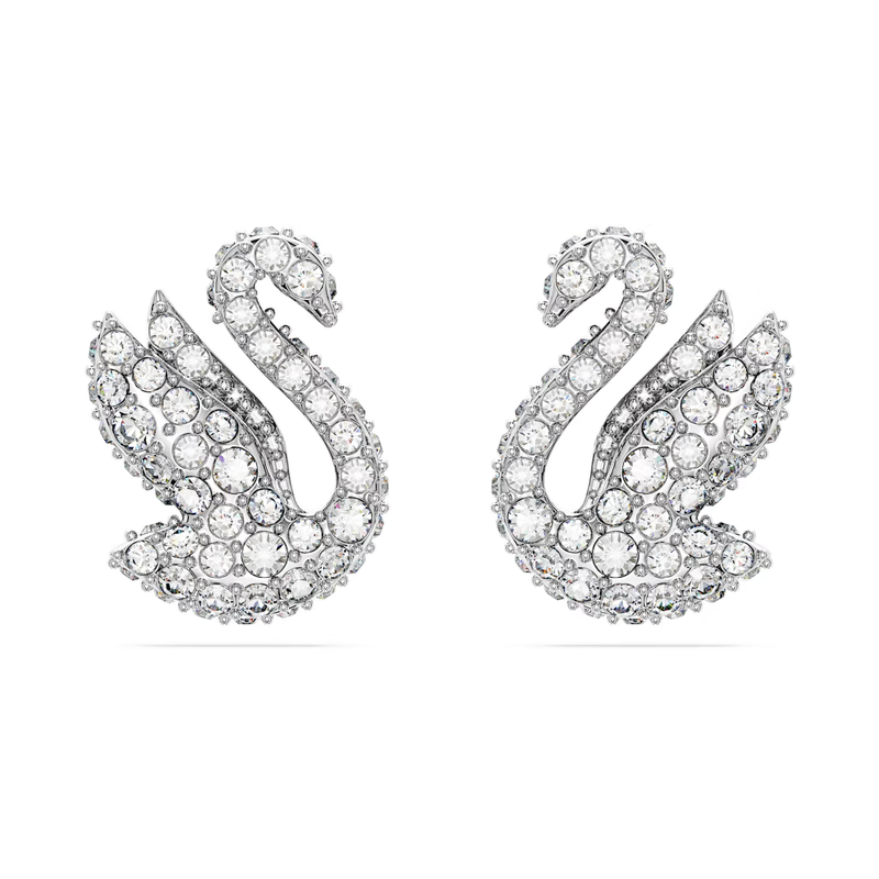 Swarovski Iconic Swan oorbellen Zwaan Wit 5647873