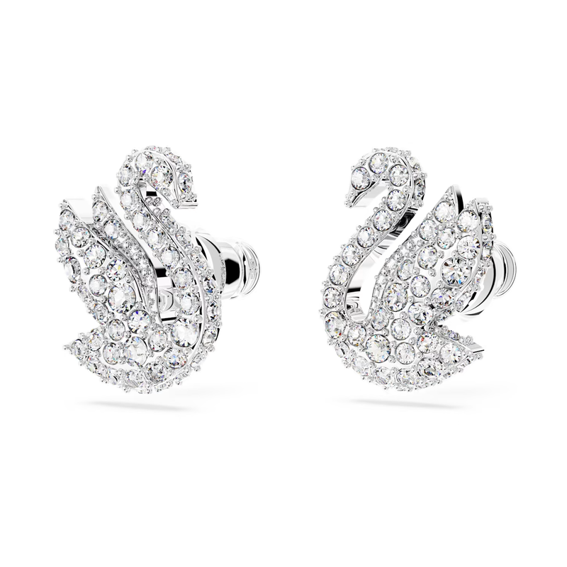 Swarovski Iconic Swan oorbellen Zwaan Wit 5647873