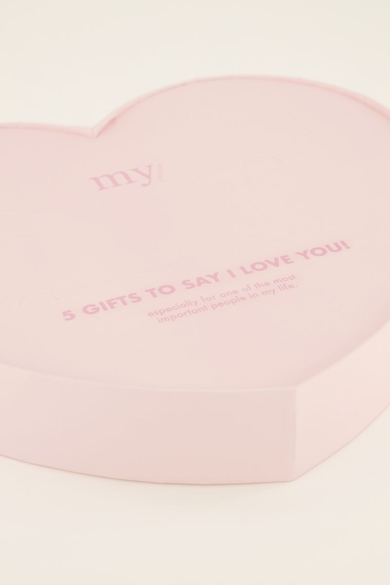 My Jewellery Giftbox Valentine 5 gifts - Zilverkleurig MJ07768-1500