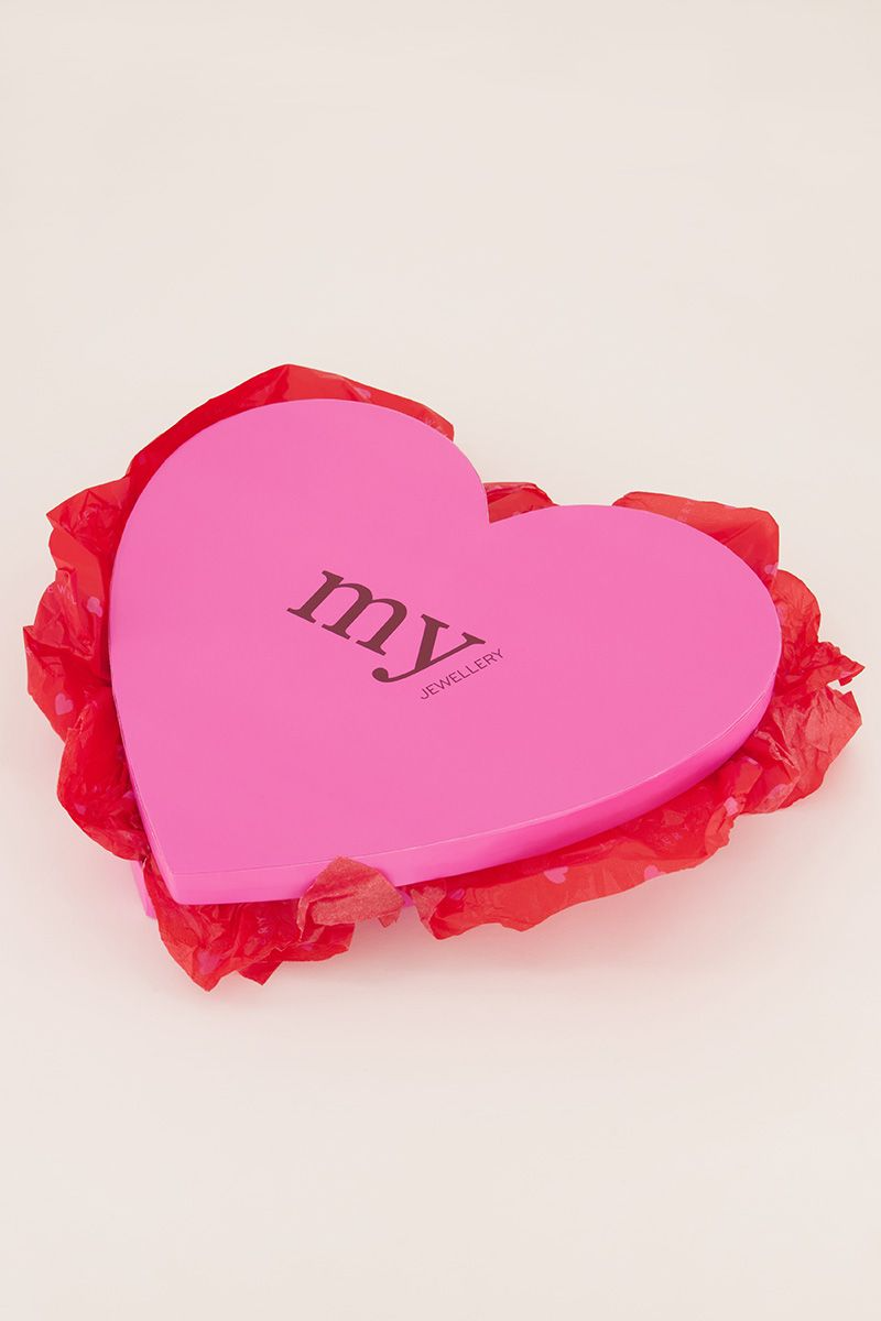My Jewellery Sieradenbox hartvorm roze - zonder producten MJ06828-0800