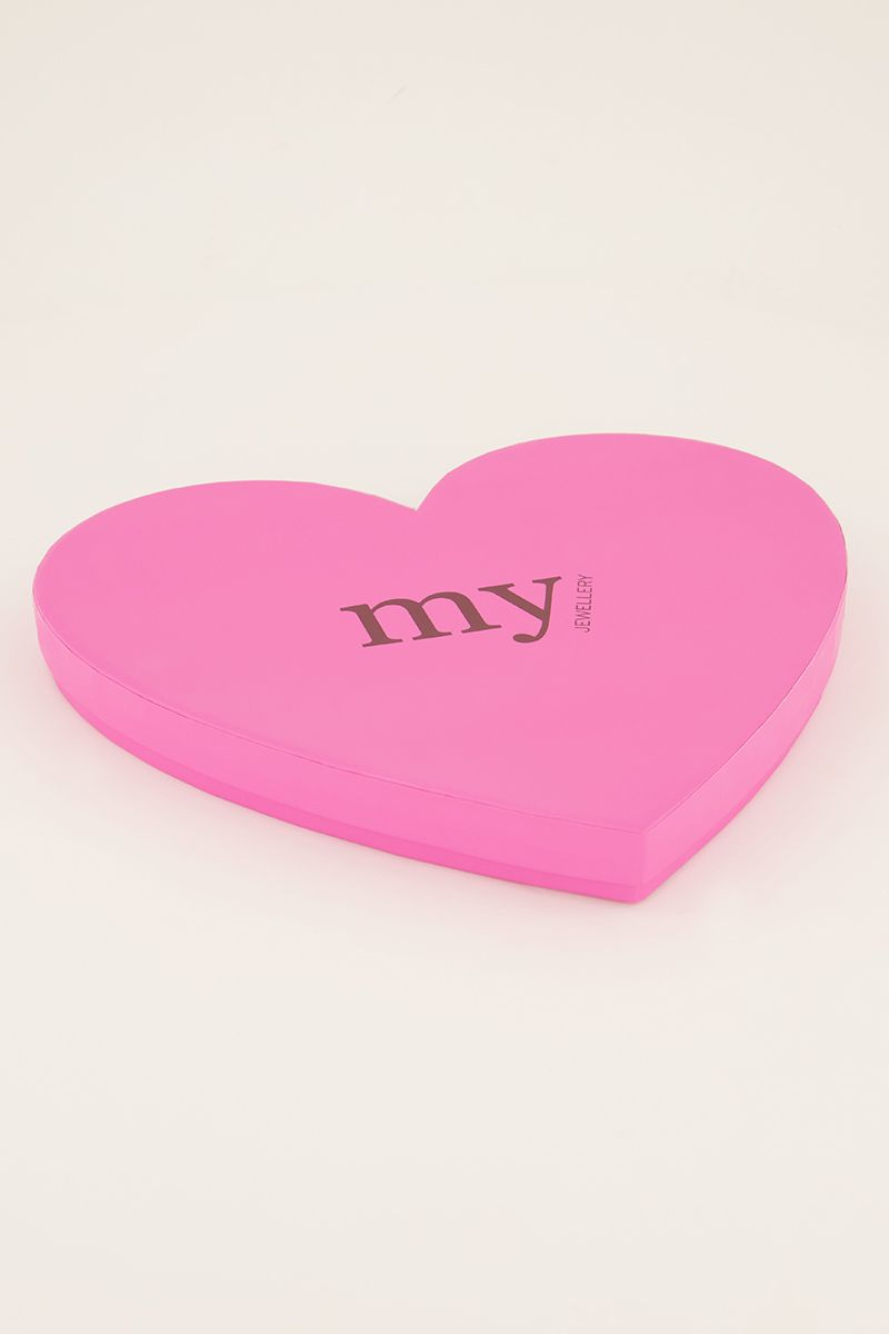 My Jewellery Sieradenbox hartvorm roze - zonder producten MJ06828-0800