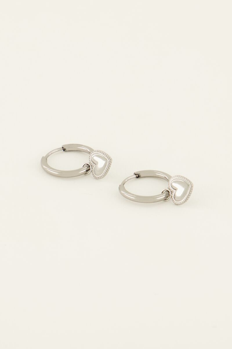 My Jewellery Earring with a heart - Zilver MJ07727-1500