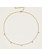 My Jewellery Ketting met 5 strass steentjes - Goudkleurig MJ04774-1200